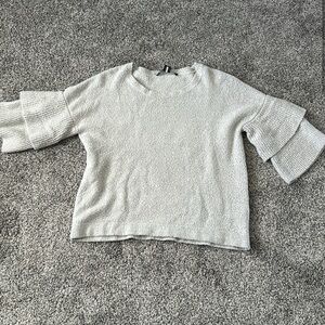 French Connection Gray Textured Knit